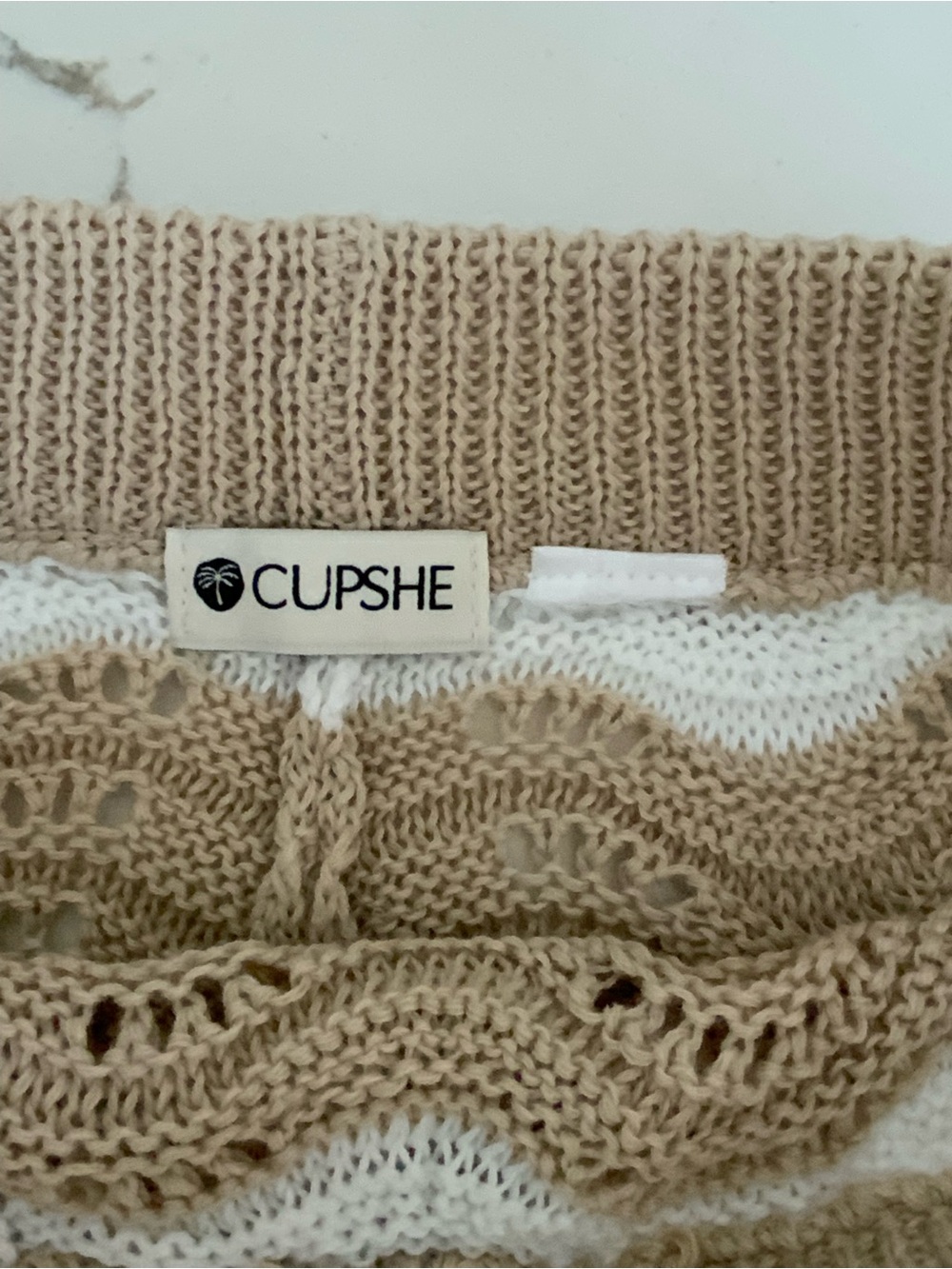 Cupshe Coral Garden Striped Shorts & Castaway Cutie Striped Cover-Up Top - Picture 6 of 6